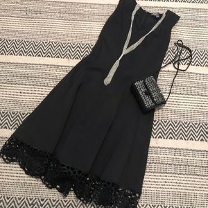 Donna Ricco Size 4 Fit and Flare Scuba Dress